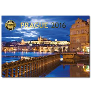 Ścienny kalendarz Praga (18-miesięczne kalendarium) 2016