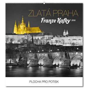 Ścienny kalendarz Złota Praga, Franz Kafka 2016