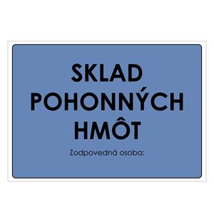 Sklad pohonných hmôt, plast 1mm 297x210mm