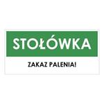 STOŁÓWKA, zielony - płyta PVC 2 mm 190x90 mm