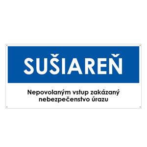 Sušiareň, modrá, plast 2mm s dierkami-190x90mm