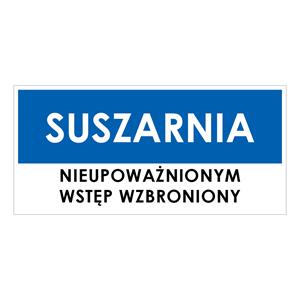 SUSZARNIA, niebieski - płyta PVC 2 mm 190x90 mm