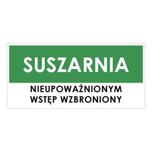 SUSZARNIA, zielony - płyta PVC 1 mm 190x90 mm