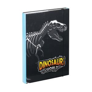 Teczka na szkolne zeszyty A4 - dinozaur