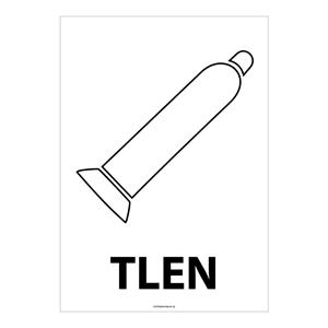 TLEN, płyta PVC 1 mm148x210 mm