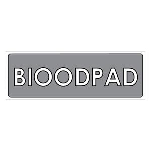 TŘÍDĚNÝ ODPAD - BIOODPAD, Samolepka 290x100 mm