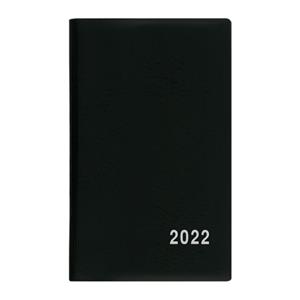 Tygodniowy kalendarz książkowy 2022 Alois PVC - czarny