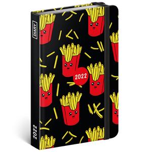 Tygodniowy kalendarz książkowy 2022 B6 Frytki
