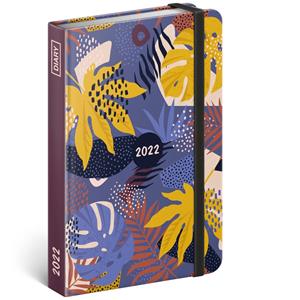 Tygodniowy kalendarz książkowy 2022 B6 Liście