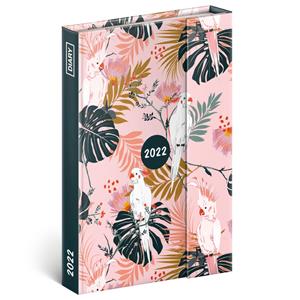 Tygodniowy kalendarz książkowy 2022 B6 magnetyczny - Papuga