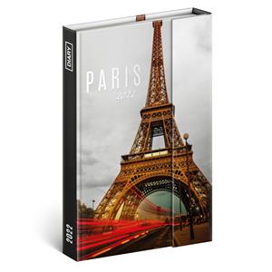 Tygodniowy kalendarz książkowy 2022 B6 magnetyczny - Paryż
