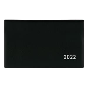 Tygodniowy kalendarz książkowy 2022 Cyril PVC - czarny