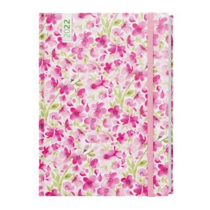 Tygodniowy kalendarz książkowy 2022 Oskar Lamino A5 - różowy