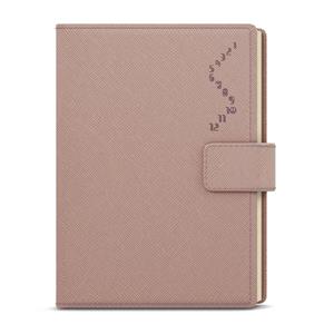 Tygodniowy kalendarz książkowy 2022 Oskar Manager color A5 - pudrowy