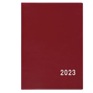 Tygodniowy kalendarz książkowy 2023 Hynek PVC - bordowy