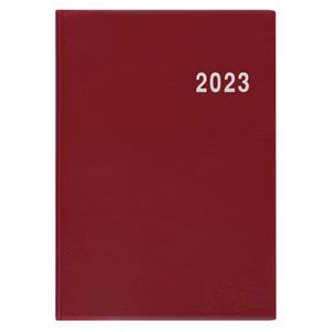 Tygodniowy kalendarz książkowy 2023 Ladislav PVC - bordowy