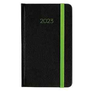 Tygodniowy kalendarz książkowy 2023 Neon kieszonkowy - zielony