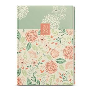 Tygodniowy kalendarz książkowy 2023 Prokop Lamino B6 - zielony