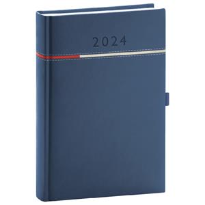 Tygodniowy kalendarz książkowy 2024 A5 Tomy - niebieski/czerwony