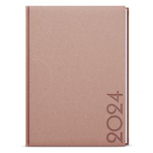 Tygodniowy kalendarz książkowy 2024 Prokop Tora B6 - pudrowy