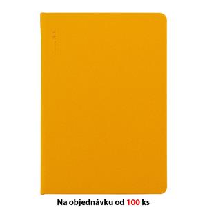 Tygodniowy kalendarz książkowy 2026 Apple A5 z notatkami - żółty