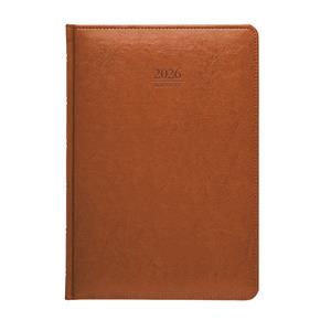Tygodniowy kalendarz książkowy 2026 Kastor B5 - brązowy