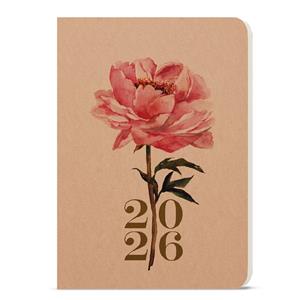 Tygodniowy kalendarz książkowy 2026 Oskar Kraft A5 - Róże