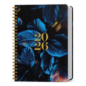 Tygodniowy kalendarz książkowy 2026 Oskar Twin A5 - Niebieskie arkusze