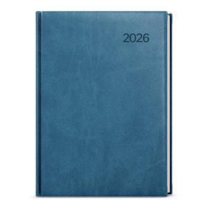 Tygodniowy kalendarz książkowy 2026 Oskar Vivella A5 - morski