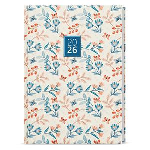 Tygodniowy kalendarz książkowy 2026 Prokop Lamino B6 - Motyle