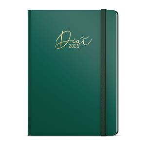 Tygodniowy kalendarz książkowy 2026 Prokop Luxi B6 - zielony