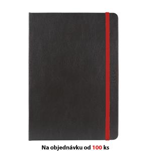 Tygodniowy kalendarz książkowy 2026 Słowacki Nero A5 z notatkami - czarny