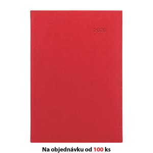 Tygodniowy kalendarz książkowy 2026 Słowacki Viva A5 - czerwony