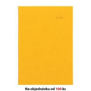 Tygodniowy kalendarz książkowy 2026 Słowacki Viva A5 z notatkami - żółty