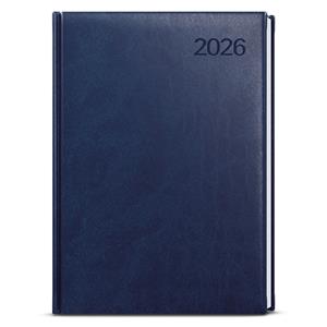 Tygodniowy kalendarz książkowy 2026 Tomáš Vivella A4 - niebieski