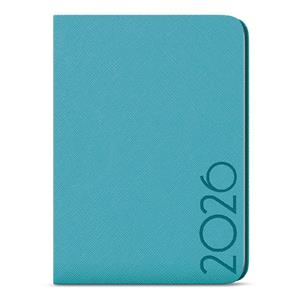 Tygodniowy kalendarz książkowy 2026 Zoro Tora A5 - turkus