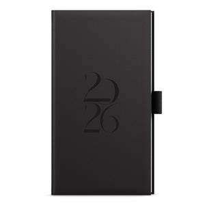 Tygodniowy kalendarz książkowy kieszonkowy 2026 Jakub Deny - czarny