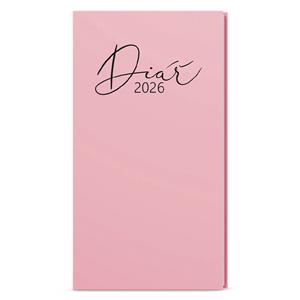 Tygodniowy kalendarz książkowy kieszonkowy 2026 Jakub Lamino Pastel - róż