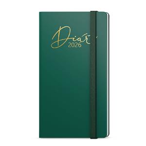 Tygodniowy kalendarz książkowy kieszonkowy 2026 Jakub Luxi - zielony