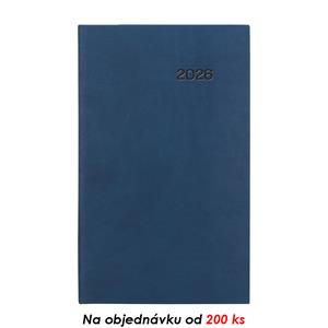 Tygodniowy kalendarz książkowy kieszonkowy 2026 Słowacki Viva - niebieski