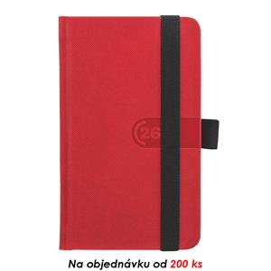 Tygodniowy kalendarz książkowy kieszonkowy 2026 Trendy - czerwony