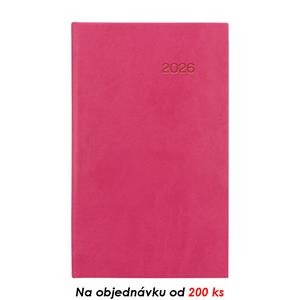 Tygodniowy kalendarz książkowy kieszonkowy 2026 Viva - różowy