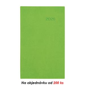 Tygodniowy kalendarz książkowy kieszonkowy 2026 Viva - zielony