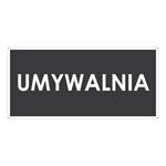 UMYWALNIA, szary - płyta PVC 2 mm z dziurkami 190x90 mm