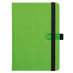Weekly diary 2024 slovakia Trendy A5 with notes - green