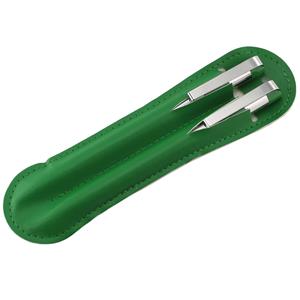 Zestaw długopis + ołówek TAUR w opakowaniu - zielony
