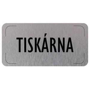 Znak drzwi - Drukarka, płyta aluminiowa, 160 x 80 mm