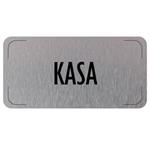 Znak drzwi - Kasa, płyta aluminiowa, 160 x 80 mm