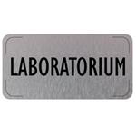 Znak drzwi - Laboratorium, płyta aluminiowa, 160 x 80 mm
