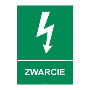 ZWARCIE, płyta PVC 2 mm, 210x297 mm